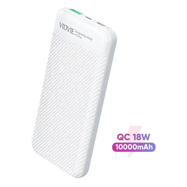Cargador Portátil Power Bank Vidvie 10000mah 18w